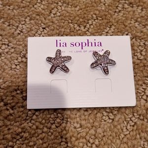 Lia Sophia Star Earrings